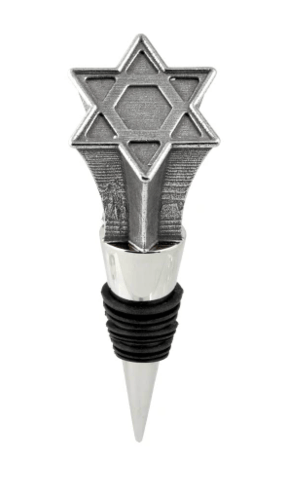 Joy Stember Star of David Wine Bottle Stopper