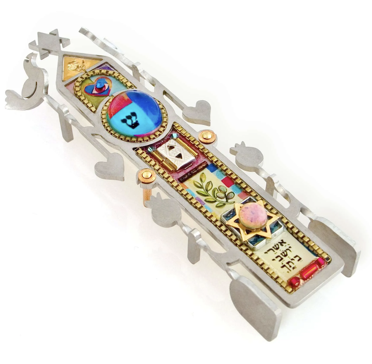 Column Of Blessing Mezuzah Case