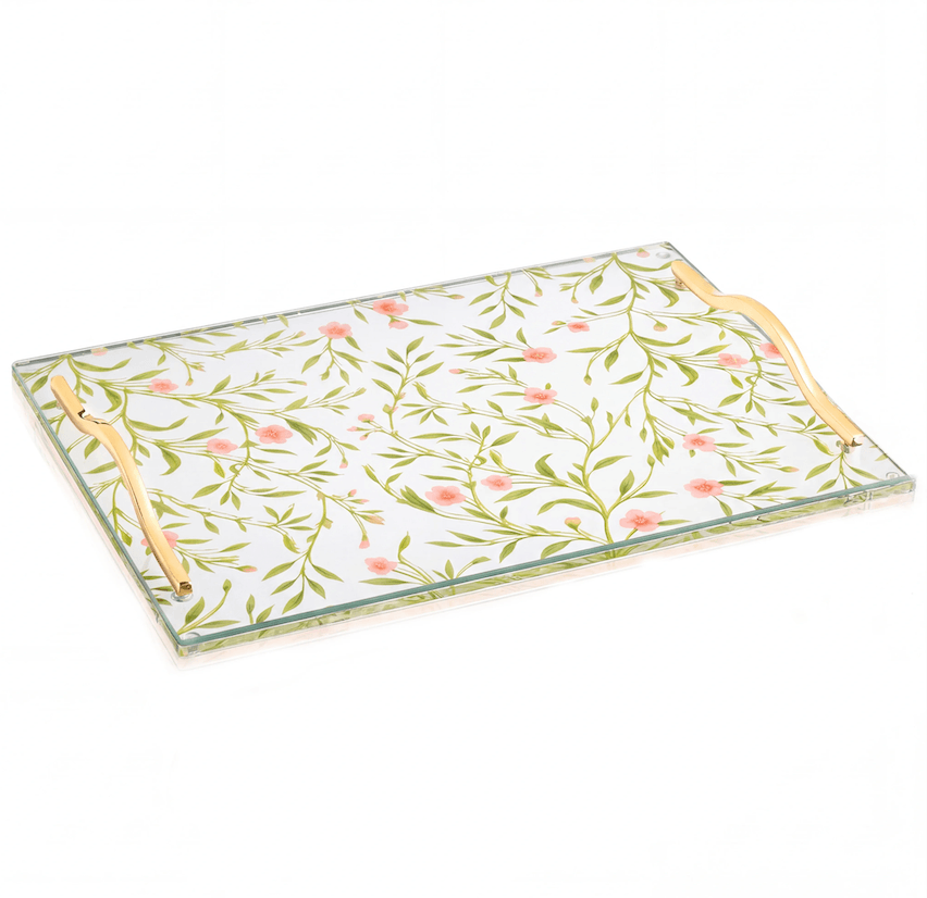 Waterdale Collection Floral Bird Challah Board