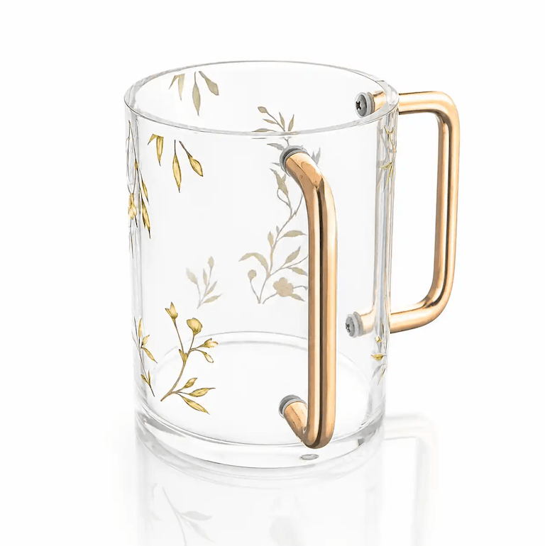 Waterdale Collection Floral Bird Washing Cup