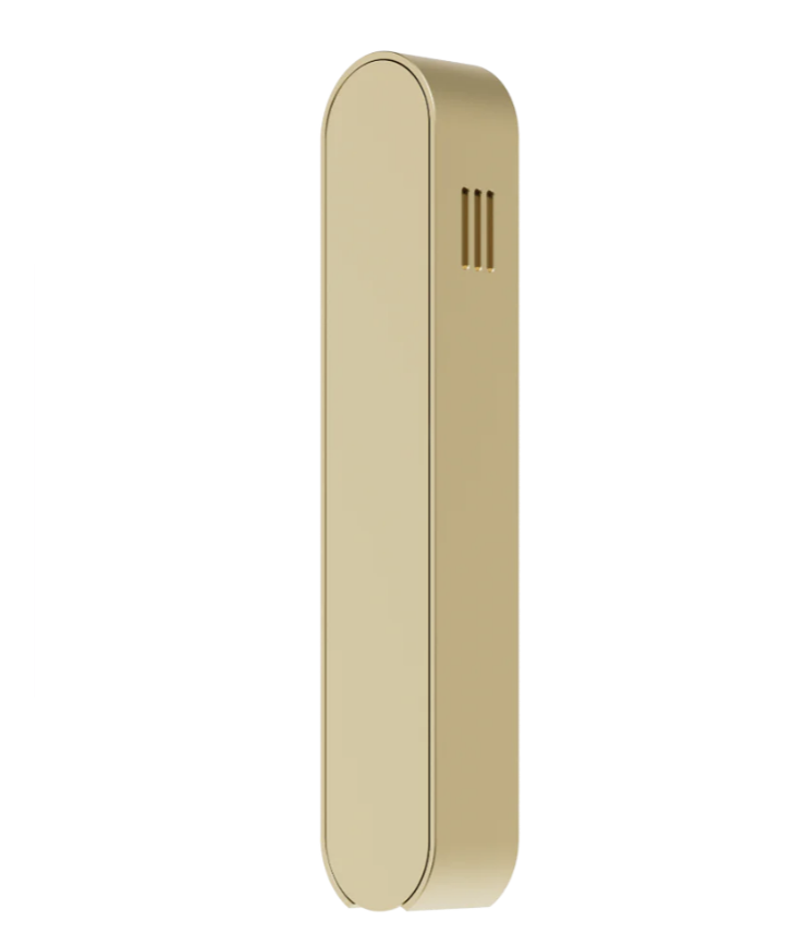  Modern Mezuzah- Gold Base & Gold Cover