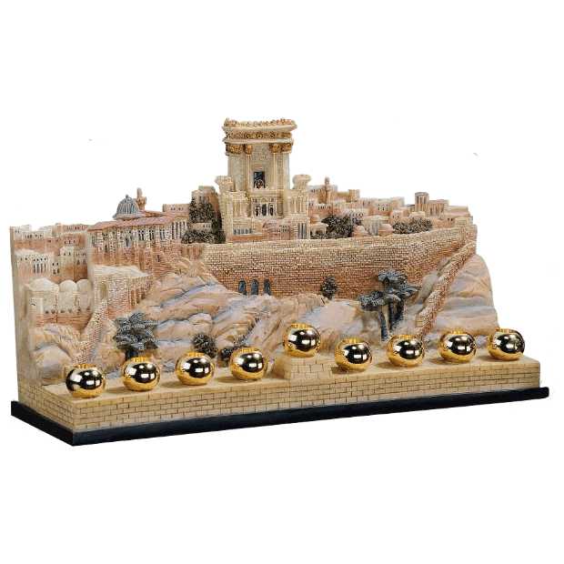 Second Temple Menorah -Perfect For Hanukkah