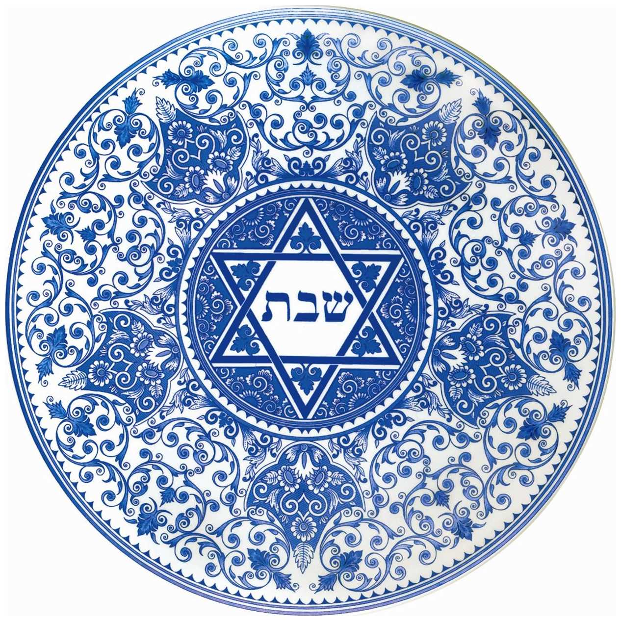 Spode Judaica Round Challah Tray