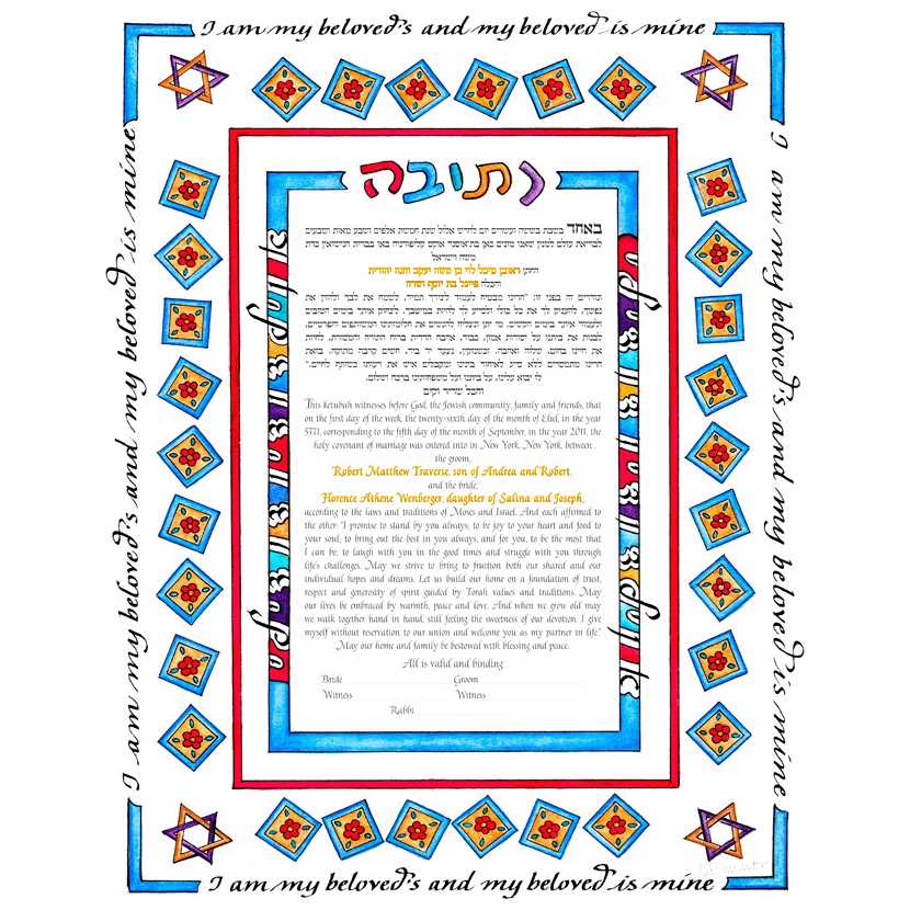 Squares Harmony Ketubah