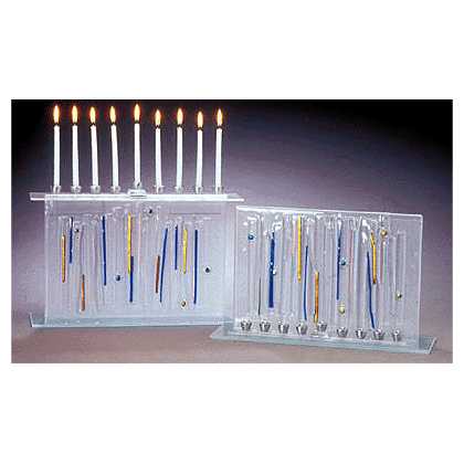 Streamers Menorah -Perfect For Hanukkah