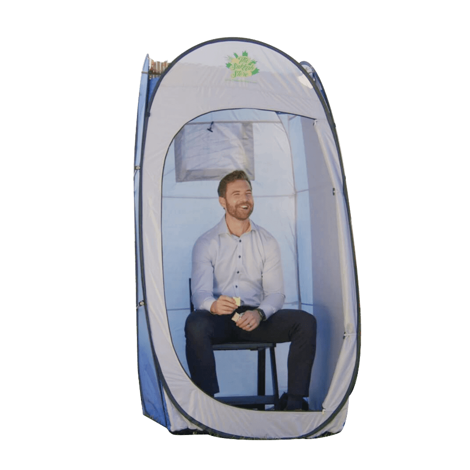 Travel Pop-Up Sukkah With Mehadrin Schach Mat & Carry Bag