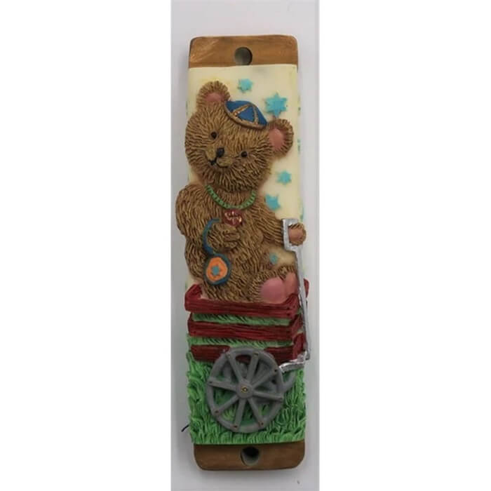 Teddy Bear Mezuzah Case