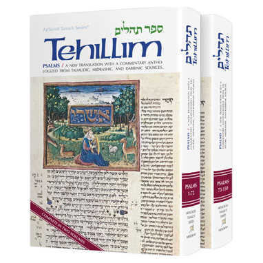 Tehillim / Psalms - 2 Vol Shrink Wrapped Set - Hardcover