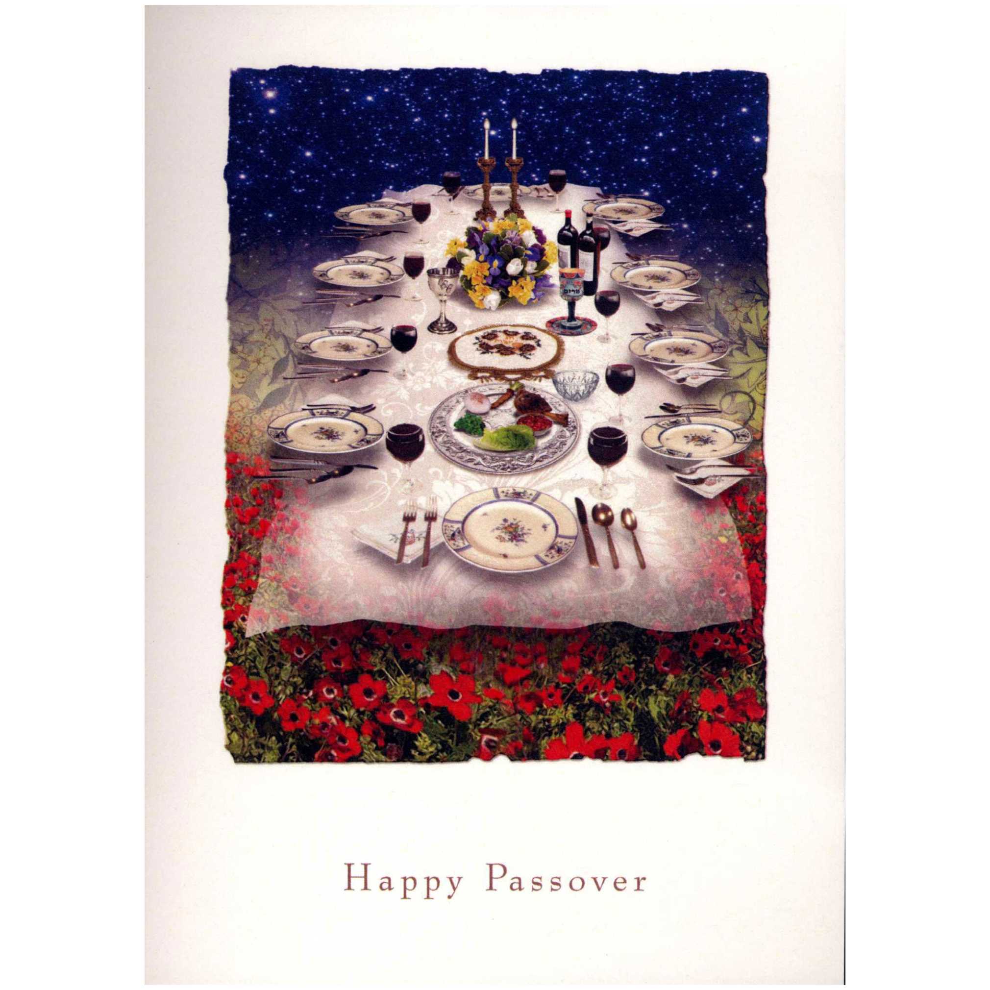 The Heavenly Seder Table - Box Of 10 Cards -Perfect For Passover