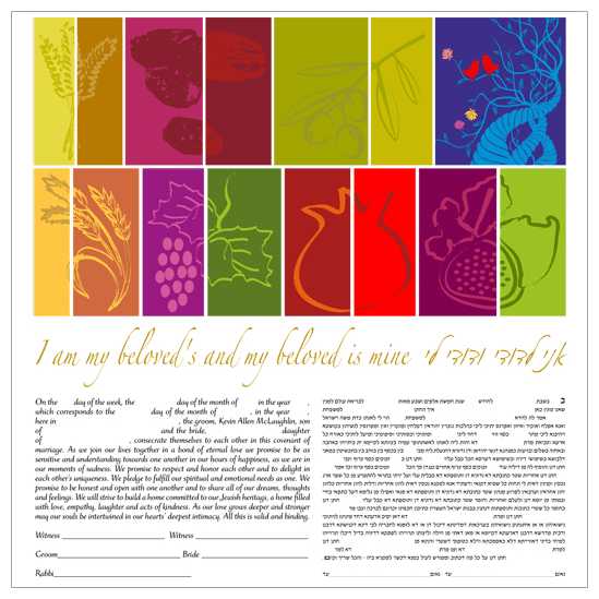 The Seven Kinds Ketubah