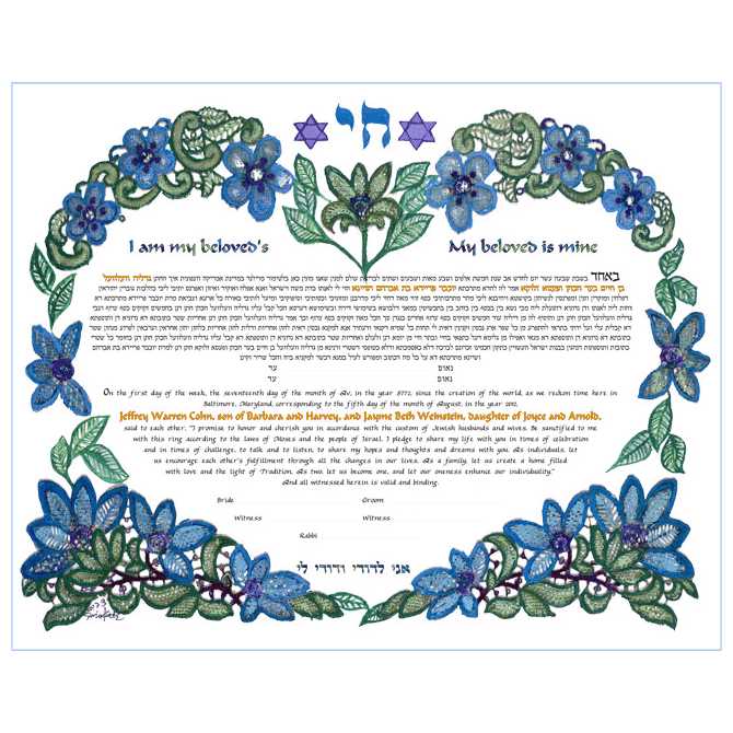 True Heart Ketubah