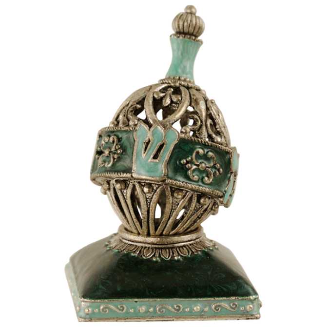 Turquoise Oval Dreidel -Perfect For Hanukkah