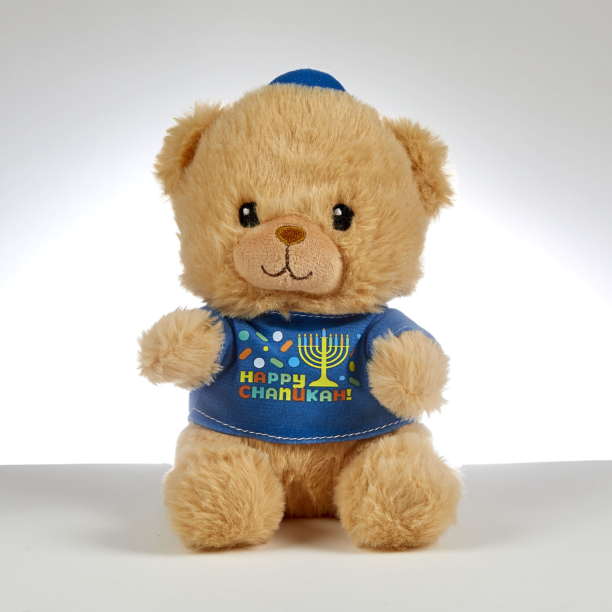 CHANUKAH TEDDY BEAR, PLUSH, 6", TAG