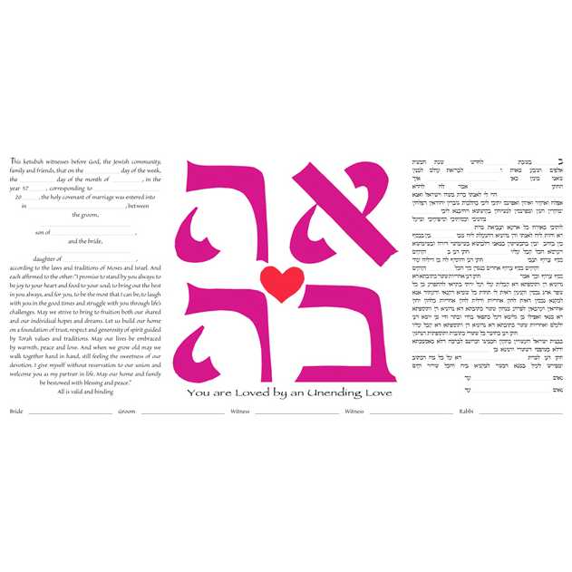 Undying Love Ketubah