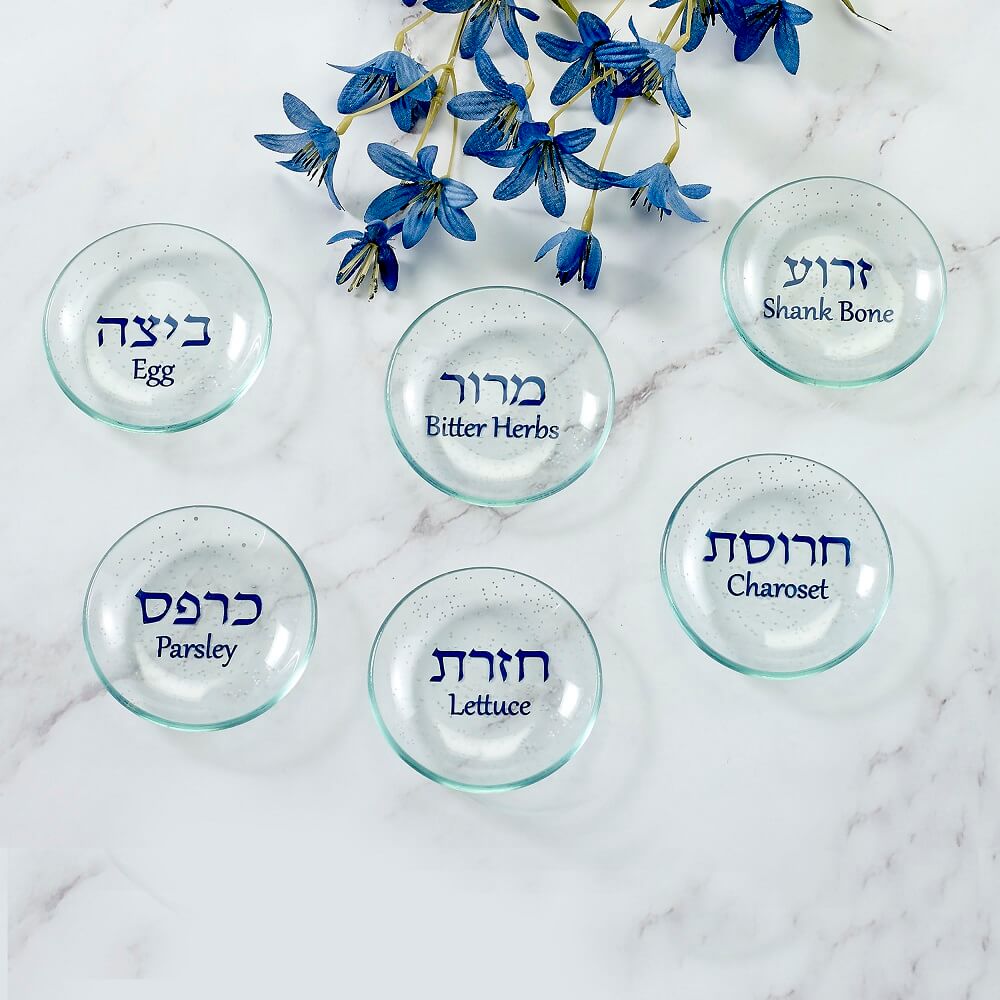 Glass Seder Plate Liners -Perfect For Passover