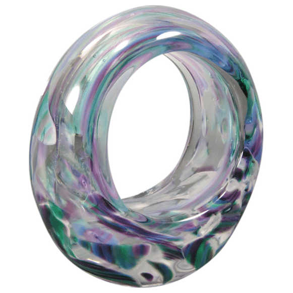 Wedding Glass Keepsake Eternity Ring Sculpture