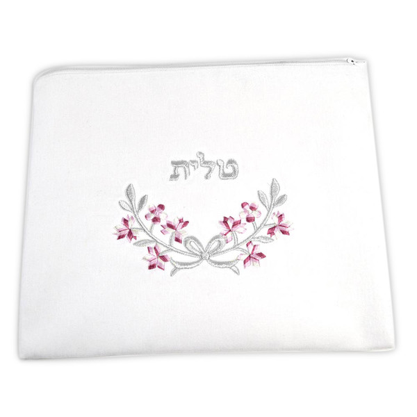 Pink And Silver Floral Talis Bag