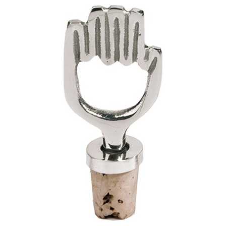Silver Hamsa Wine Bottle Cork By Yair Emanuel