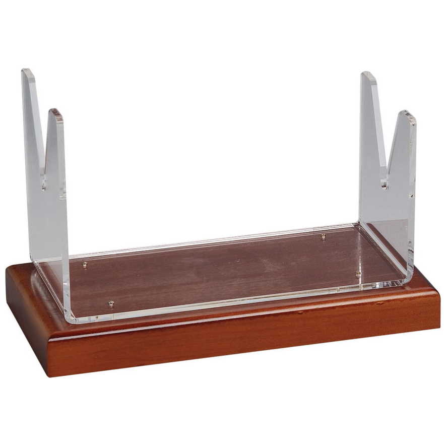 Wooden Base Shofar Stand